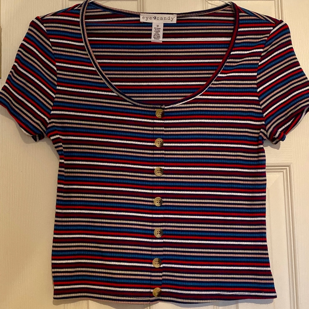 Ladies scoop neck T